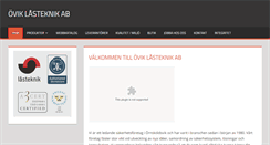 Desktop Screenshot of lasteknik.com